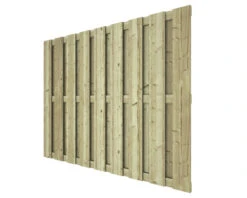 OUTDOOR LIFE Plankenscherm Grenen Geïmpregneerd Recht, 180x140 Cm