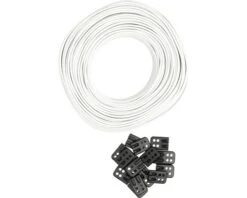 BRABANTIA Waslijndraad Met Draadverbinders Grijs 65 M