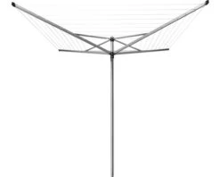 BRABANTIA Droogmolen Topspinner Met Grondanker Metallic Grijs 50 M