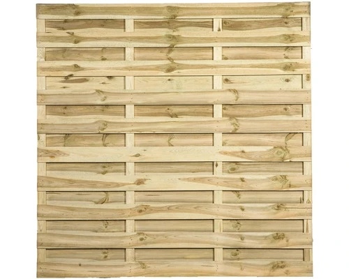 Tuinscherm Recht Fijnbezaagd Geïmpregneerd 180x180 Cm